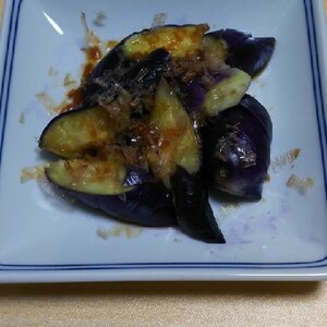 レンジで蒸した茄子のおろしぽん酢かけ